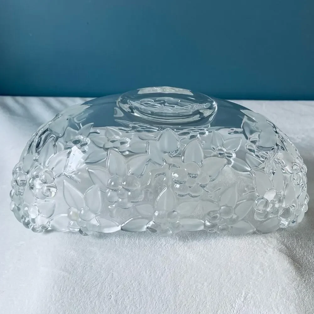 Vtg Mikasa Floral Crystal 